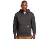 Carhartt Rain Defender Paxton Heavyweight Hooded Zip Mock Sweatshirt - Carbon Heather